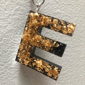Letter E keychain